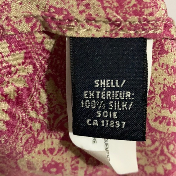 Banana Republic 100% silk pink blouse size XS - Picture 4 of 6